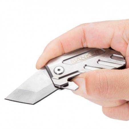 Manker Elfin Compact EDC Knife Titanium M390 Steel Folding...