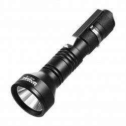 Manker MC12 Pocket Thrower Flashlight (White/Green/Red Light option) + USB Rechargeable 18650 Li-ion Battery