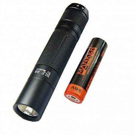 Manker BLF A6 1600 Lumen CREE XP-L LED Flashlight Included USB 18650 Battery CW /NW/WW